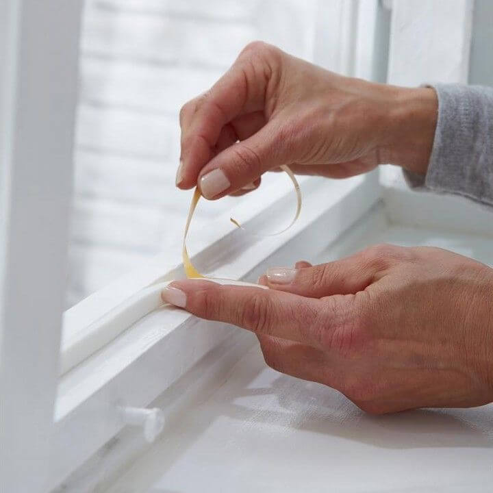 Utilize para calafetagem das portas e janelas