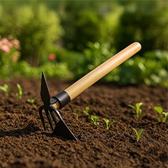 Ferramentas de jardinagem para plantar, podar e tratar o solo