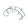Suporte Mangueira Inox Nº2 - 430 mm Suporte Mangueira Inox Nº2 - 430 mm