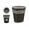 Vaso Plástico com Depósito de Água Grafite Ø 20 cm Vaso Plástico com Depósito de Água Grafite Ø 20 cm