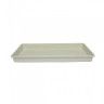 Prato Branco para Floreira Retangular - 40 cm Prato Branco para Floreira Retangular - 40 cm