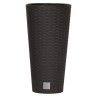 Vaso Redondo Alto Estilo Ratan Antracite - 20 cm Vaso Redondo Alto Estilo Ratan Antracite - 20 cm
