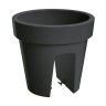 Vaso para Varanda Lofly Bridge Antracite - 25 cm Vaso para Varanda Lofly Bridge Antracite - 25 cm
