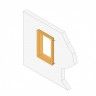 Esquadro Ajustável Cortado ENPC 105mm Esquadro Ajustável Cortado ENPC 105mm