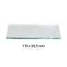 Vidro Máscara Soldar Transparente - 110x50,5 mm Vidro Máscara Soldar Transparente - 110x50,5 mm