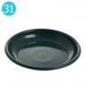 Prato para Vaso de Jardim Verde 31 cm Prato para Vaso de Jardim Verde 31 cm