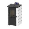 Salamandra a Pellets Europa Solzaima 6KW Salamandra a Pellets Europa Solzaima 6KW