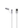 Cabo Carregador Smartphone Micro USB e Adaptador Iphone 2M Cabo Carregador Smartphone Micro USB e Adaptador Iphone 2M