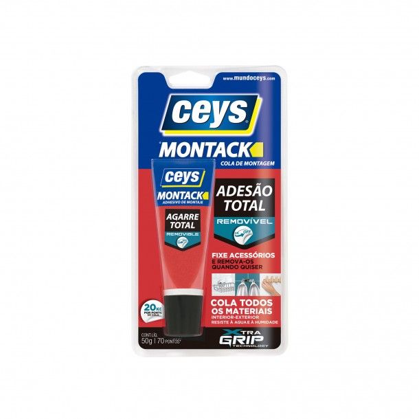 Cola de Montagem Removível Montack Ceys 50ml