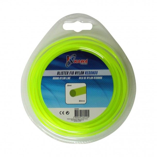 Fio Aparador Relva Nylon 2,00 mm - 15m