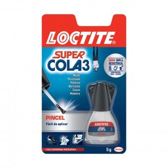 Super Cola 3 com Pincel Loctite 5g
