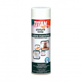Tinta Spray Cobre Manchas Branco Titan 500ml