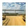 Deck Madeira Tratada Pinho 2,50x0,14M Deck Madeira Tratada Pinho 2,50x0,14M
