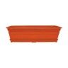 Floreira Plástico Europa com Prato Terracota - 50 cm Floreira Plástico Europa com Prato Terracota - 50 cm