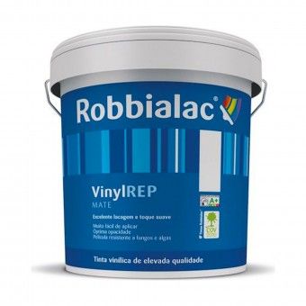Tinta Vinylrep Mate Branco 15L - Robbialac