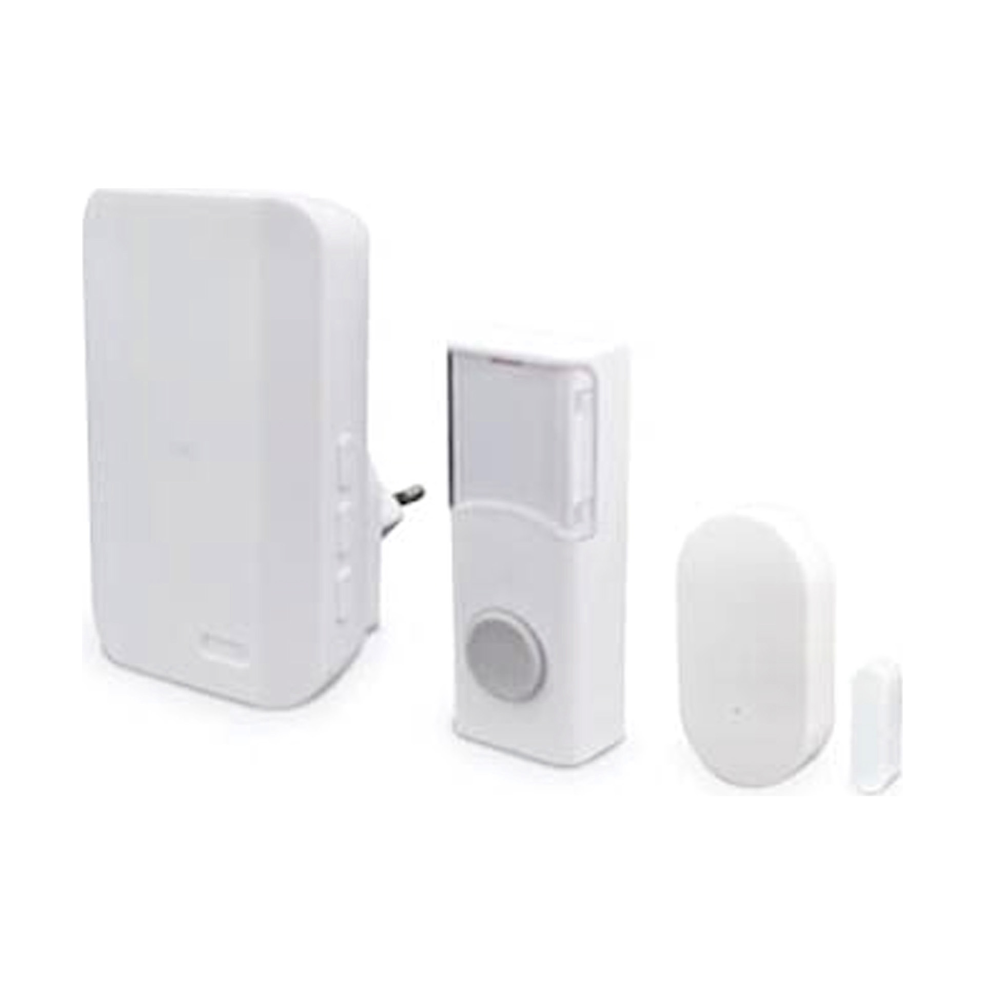 Campainha Sem Fios com Botão e Sensor de Abertura