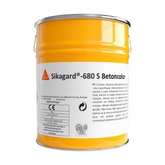 Revestimento Proteção Betao SikaGard 680 S Betoncolor Preto 5L
