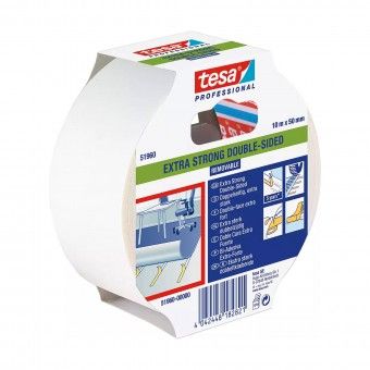 Fita Cola Dupla Face Extra Forte Tesa 10mx50mm