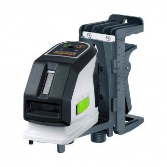 Nvel a Laser Cruz Verde com Suporte Magntico Laserliner