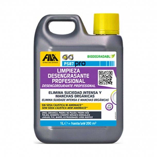 Limpeza Desengordurante Profissional Fila PS87 Pro 1L