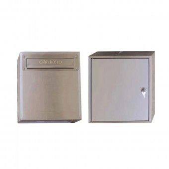 Caixa de Correio Inox 31x36x10cm