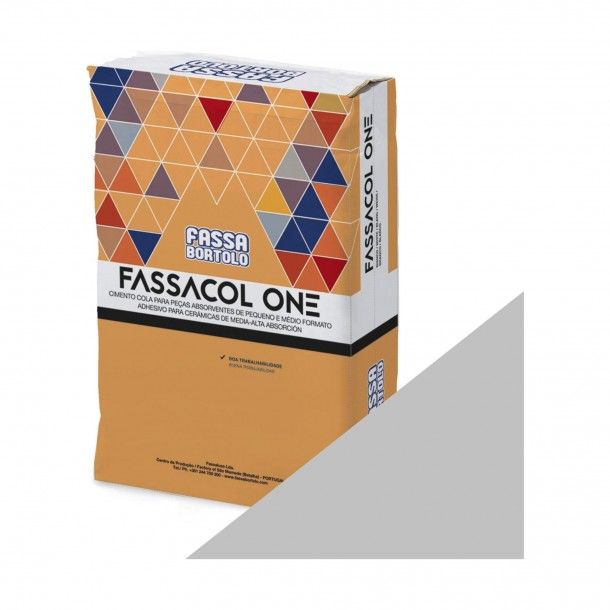 Cimento Cola para Cermica Fassacol One Fassa 25Kg