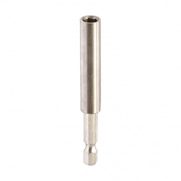 Adaptador para Bits Inox Magntico 1/4" 75mm Macfer