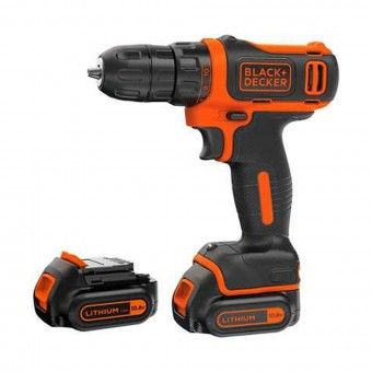 Aparafusadora sem Fio Black&Decker BDCDD12KB-QW 10,8V 2Bat.