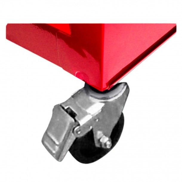 Werkplaatswagen gereedschapswagen incl. gereedschap CR-V gevuld schuiminleg B6194, gereedschapswagen gevuld met gereedschap, incl. 6-voudige 250-delige CR-V gereedschapsset AWZ