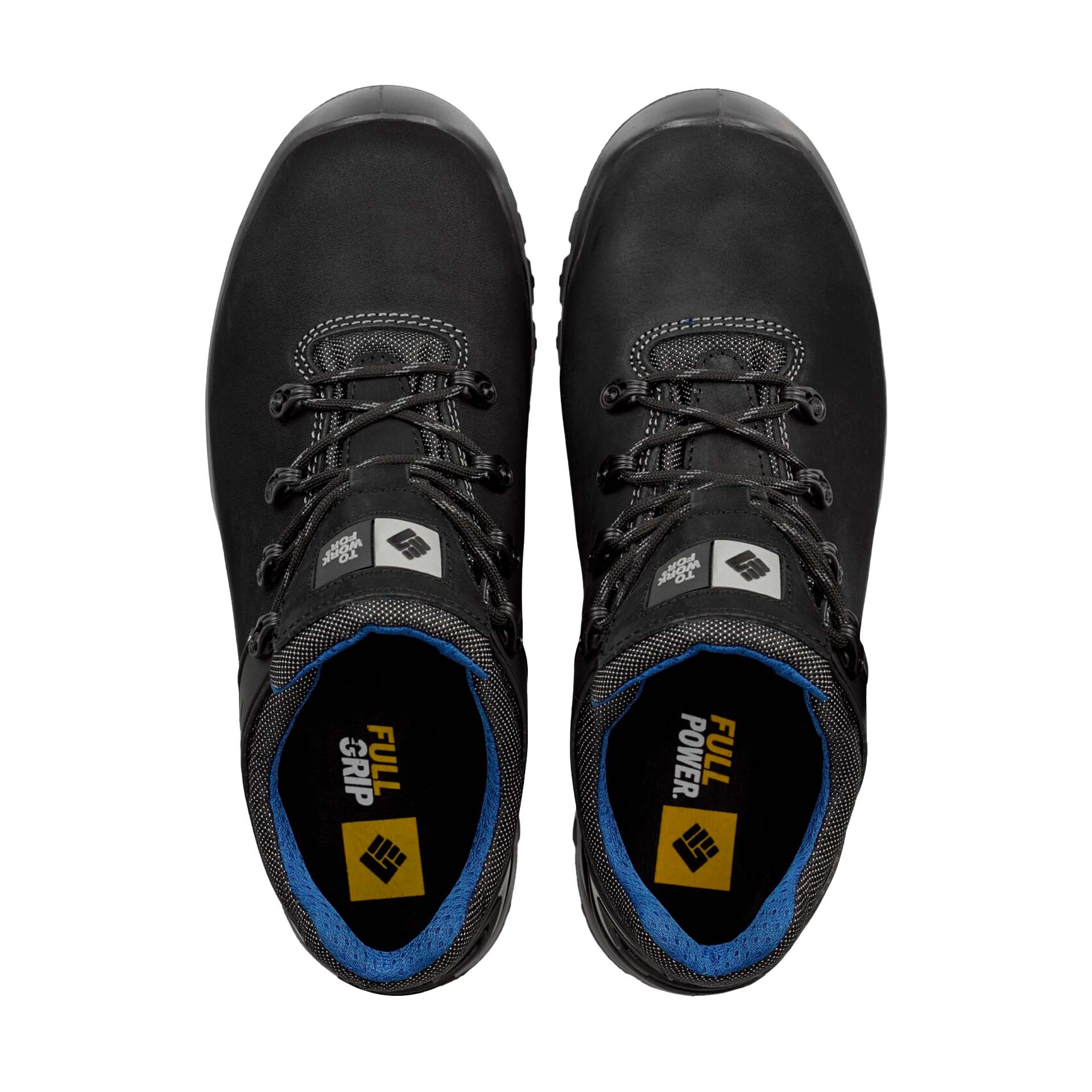 Sapato de Segurança em Pele Preta com Biqueira Carbono Brake S3 ToWorkFor