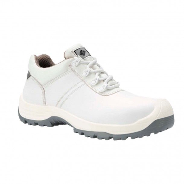 Sapato de Segurança em Microfibra Branca com Biqueira Carbono Chalky S2 ToWorkFor