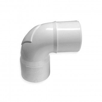 Curva PVC Branca 90 75mm