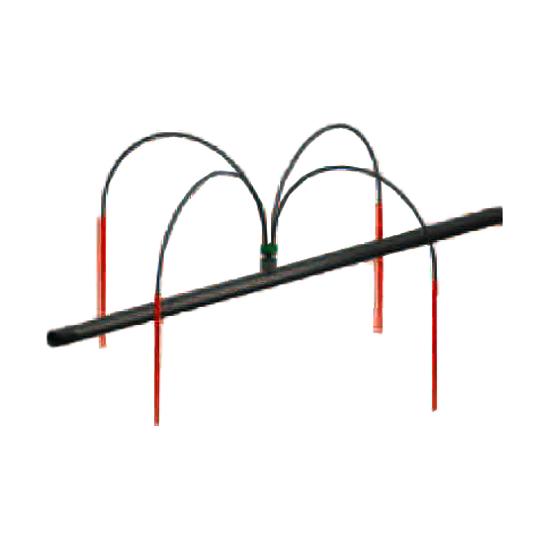 Kit Hidroponia Reta 4 Saídas 60 cm - Pack 2