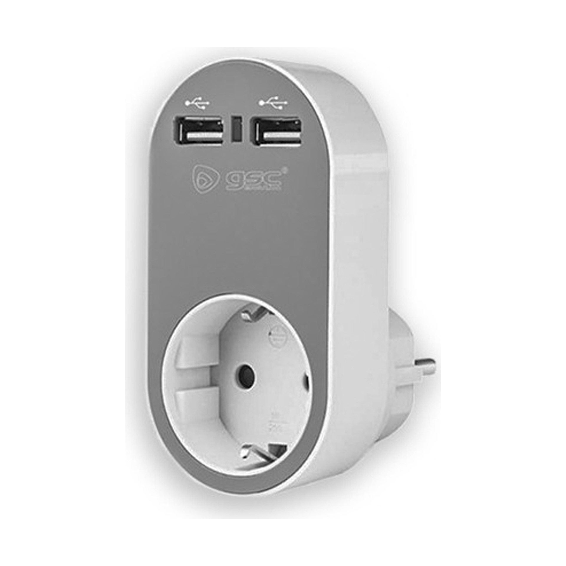 Tomada com USB Duplo 3,4A 5V