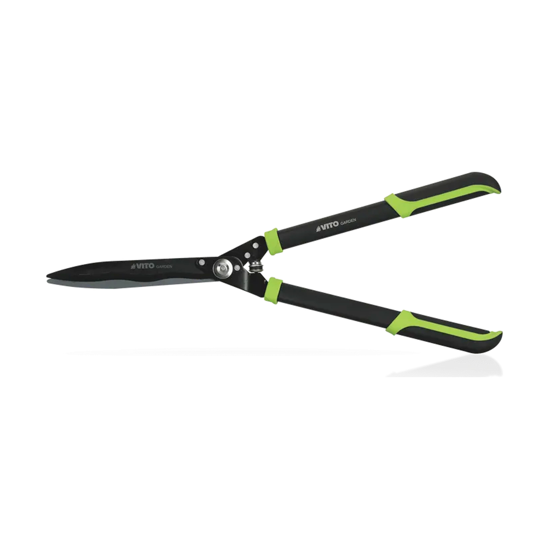 Tesoura Corta-Sebes Ondulada com Cabo Bimatéria 35cm Vito