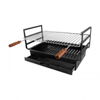 Barbecue de Encaixe Chapa 55x33 cm