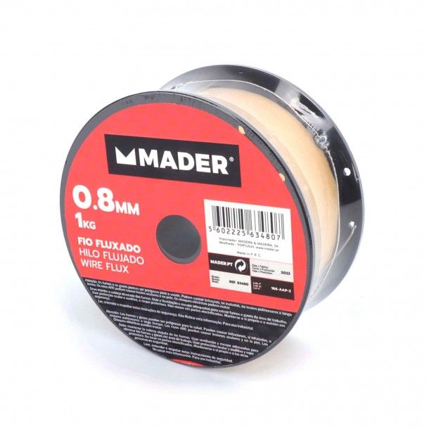 Fio Fluxado 0,8mm 1Kg Mader