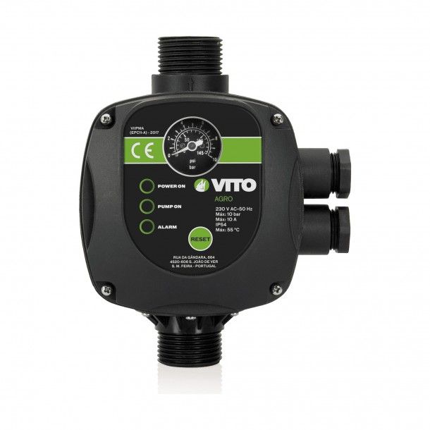 Interruptor de Pressão com Manómetro 1” Vito VIIPMA