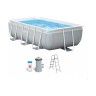 Piscina Intex Prism Frame com Acessórios 300x175x80cm Desmontável Retangular Piscina Intex Prism Frame com Acessórios 300x175x80cm Desmontável Retangular