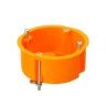 Caixa Simples de Aparelhagem para Gesso Cartonado Laranja Caixa Simples de Aparelhagem para Gesso Cartonado Laranja