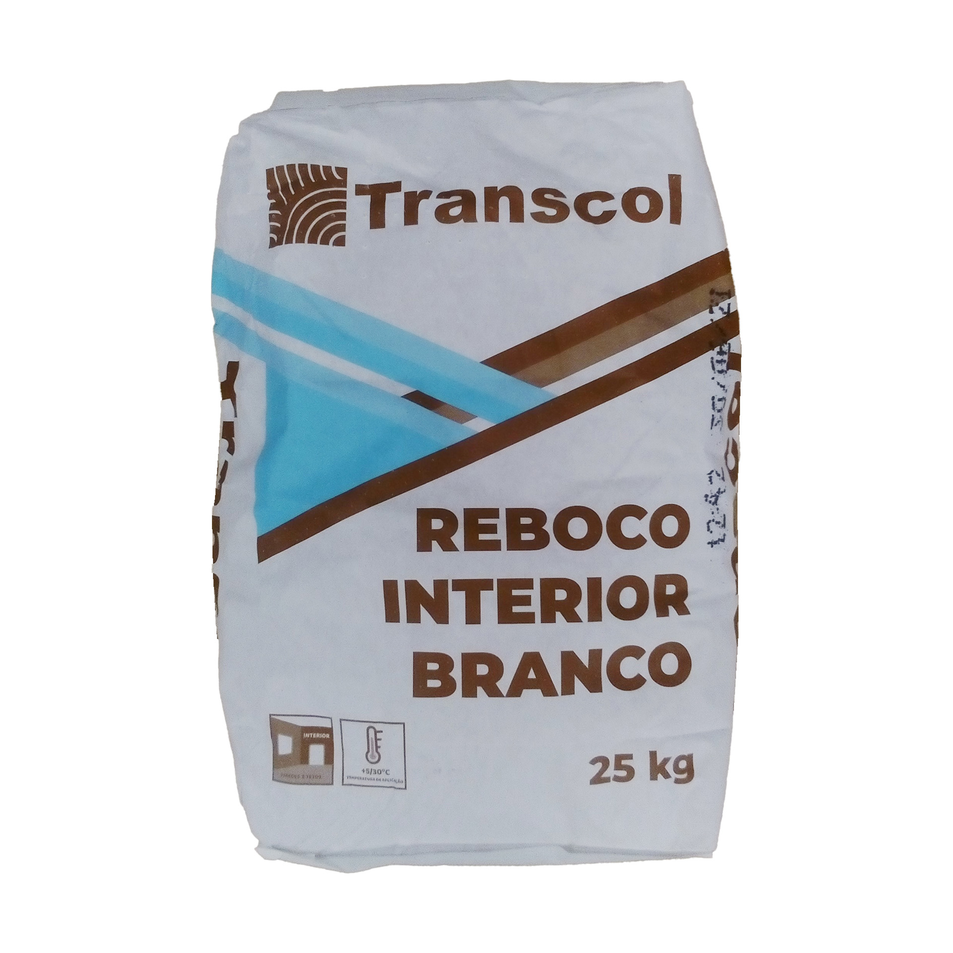 Reboco Interior Branco Transcol 25Kg