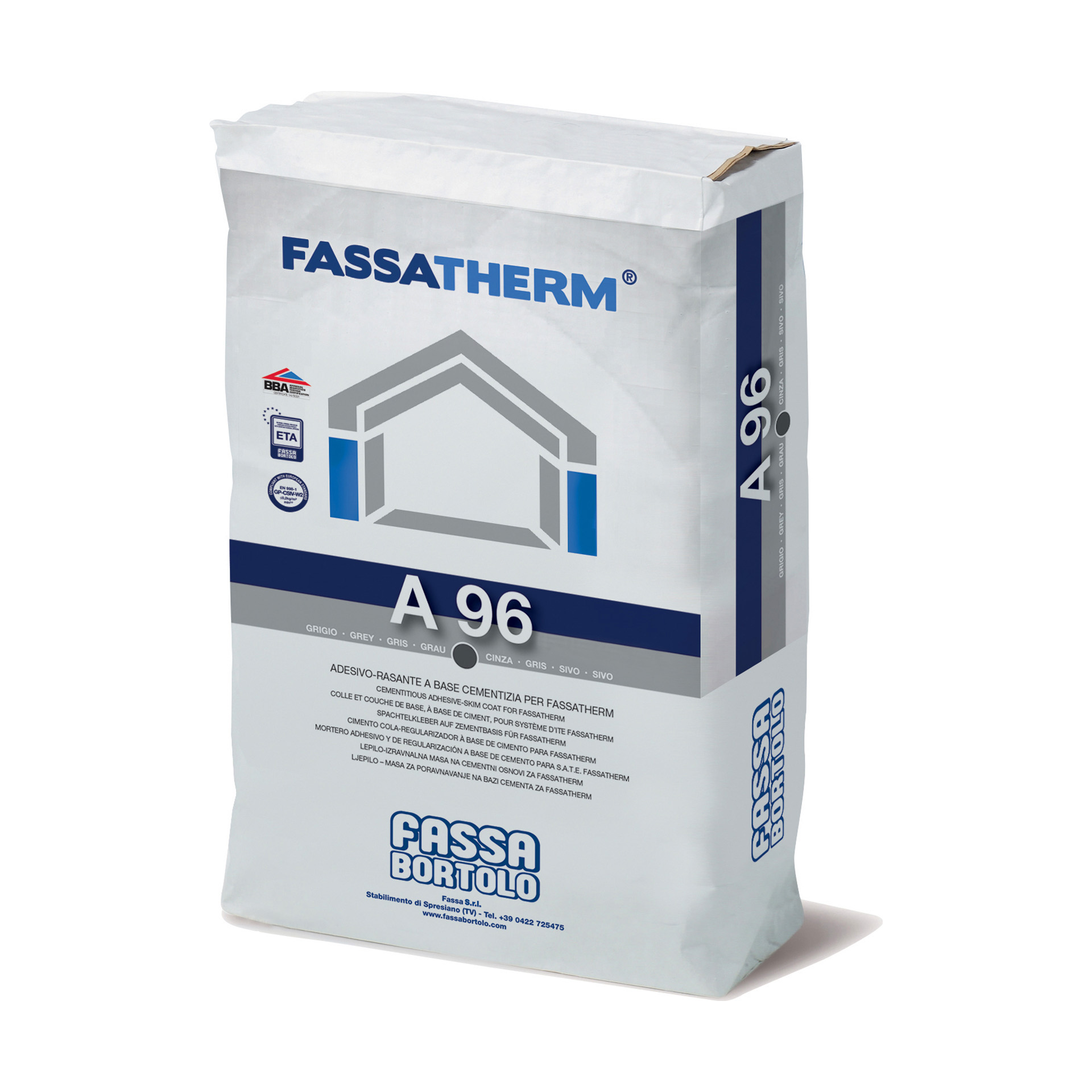 Cimento Cola Regularizador Capoto A96 Fassa 25Kg