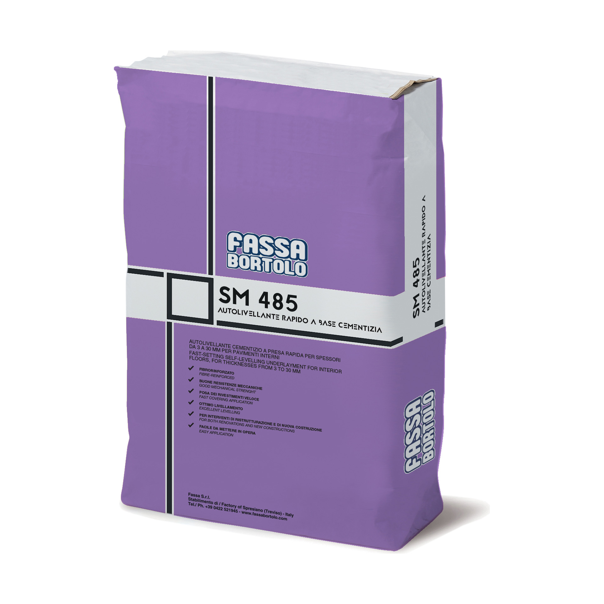 Argamassa Autonivelante SM 485 Fassa 25Kg