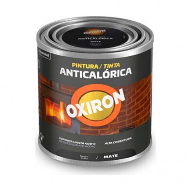Tinta Anticalrica Oxiron Titan 250ml Preto Mate
