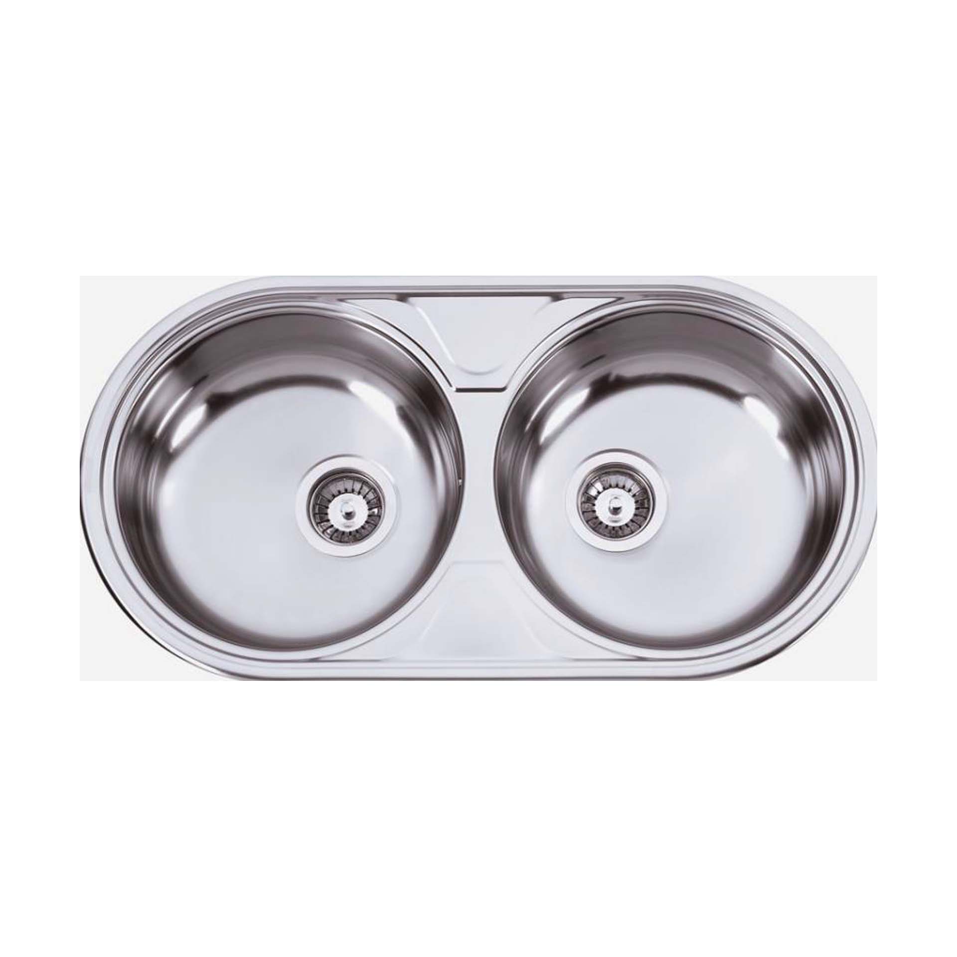 Lava-Louça Eco Reversível 1 Cuba 840x440x180mm Inox