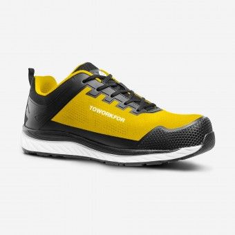Sapato de Segurança em TPU Amarelo com Biqueira de Alumínio Super Set Yellow S1P ToWorkFor