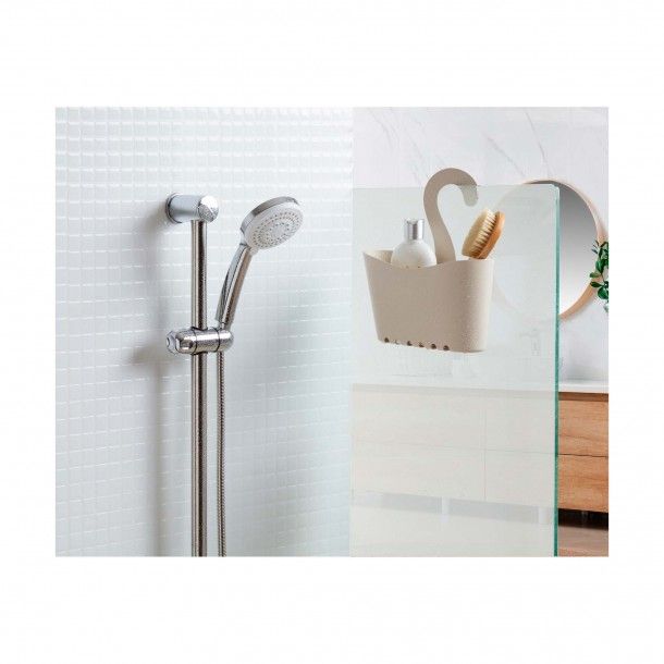 Cesto para Duche 25x9x28cm Bege Tatay