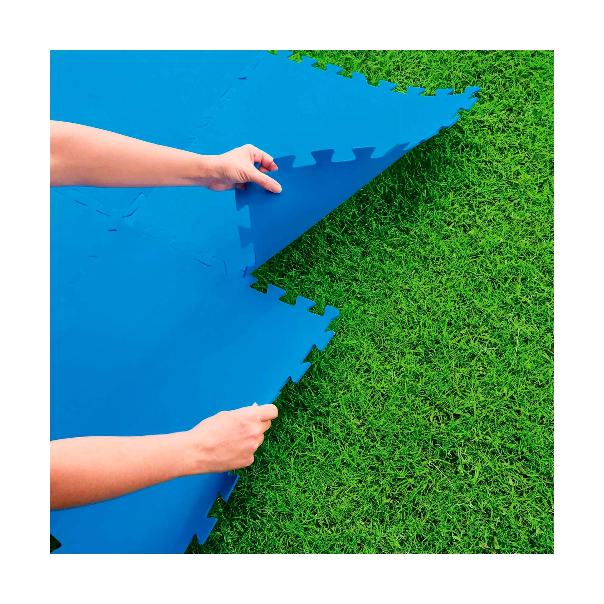 Protetor de Chão para Piscina 9 Peças 50x50cm BestWay