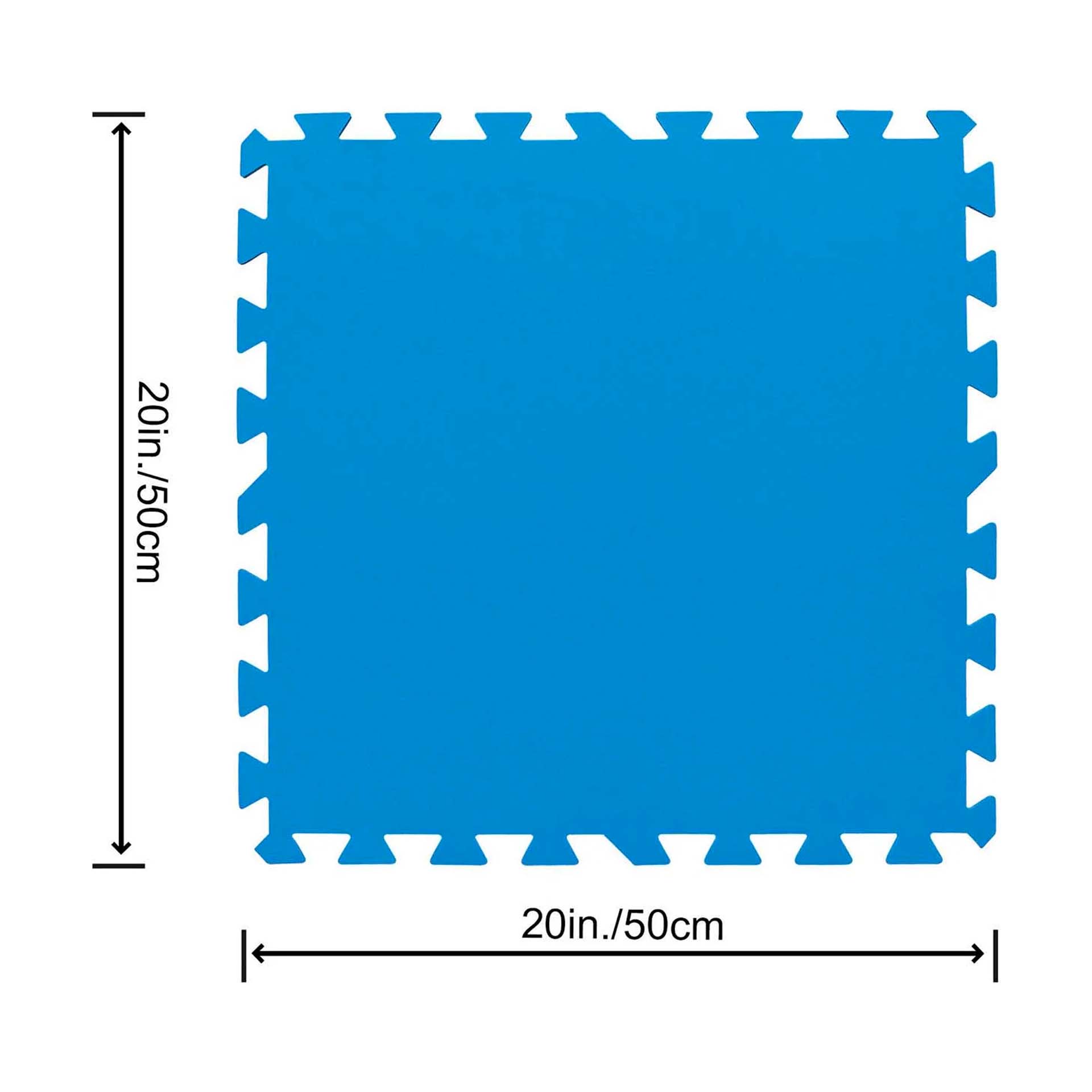Protetor de Chão para Piscina 9 Peças 50x50cm BestWay