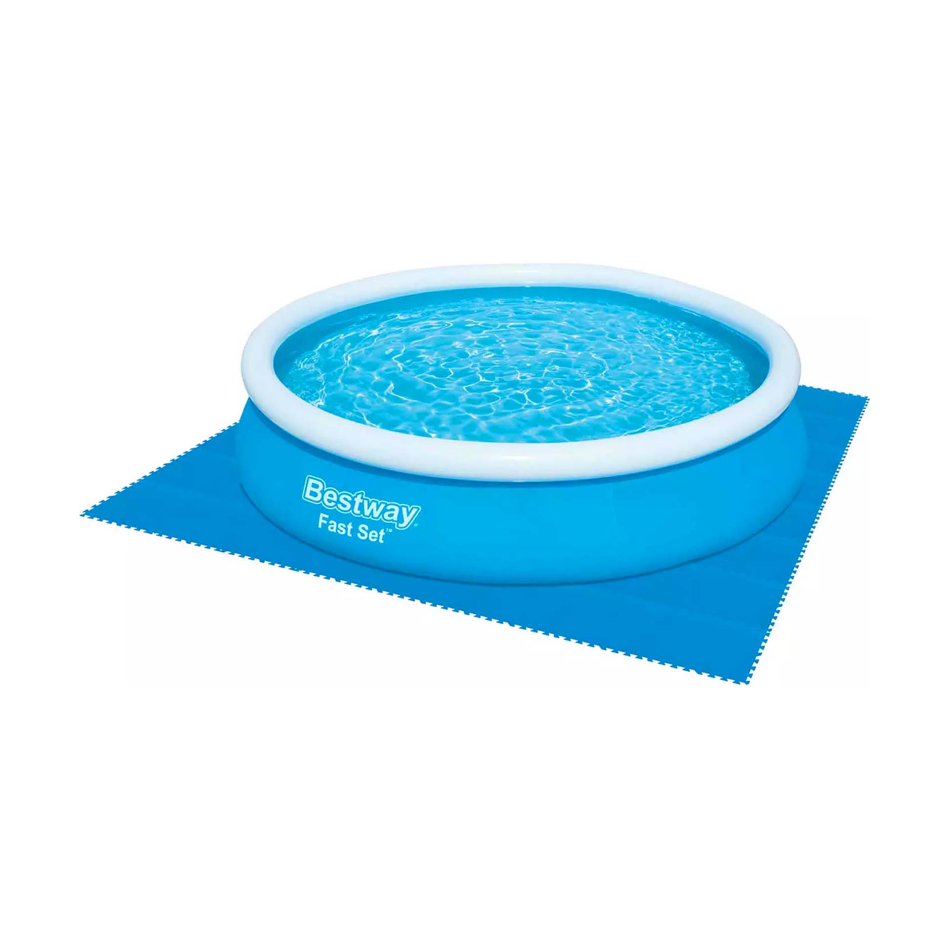 Protetor de Chão para Piscina 9 Peças 50x50cm BestWay